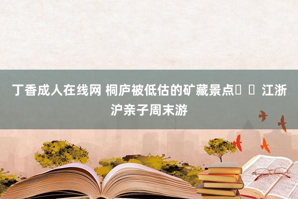 丁香成人在线网 桐庐被低估的矿藏景点❗❗江浙沪亲子周末游
